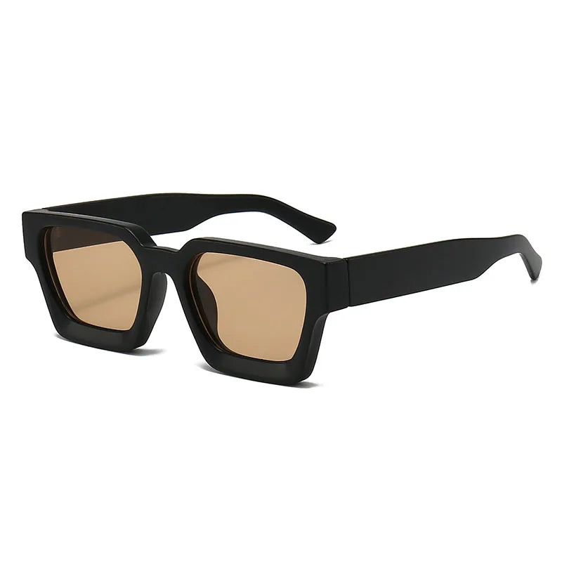 Ins Popular Women Square Sunglasses Retro Men Tinted Shades UV400