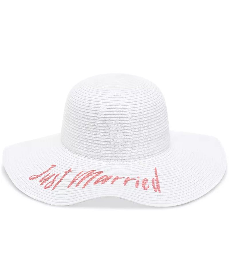 Women'S Just Married Floppy Hat